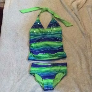 Girls two piece swim suit